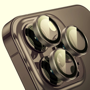 Стъклени рингове за камера за Apple iPhone 14 Pro 6.1 / Apple iPhone 14 Pro Max 6.7 златист кант 